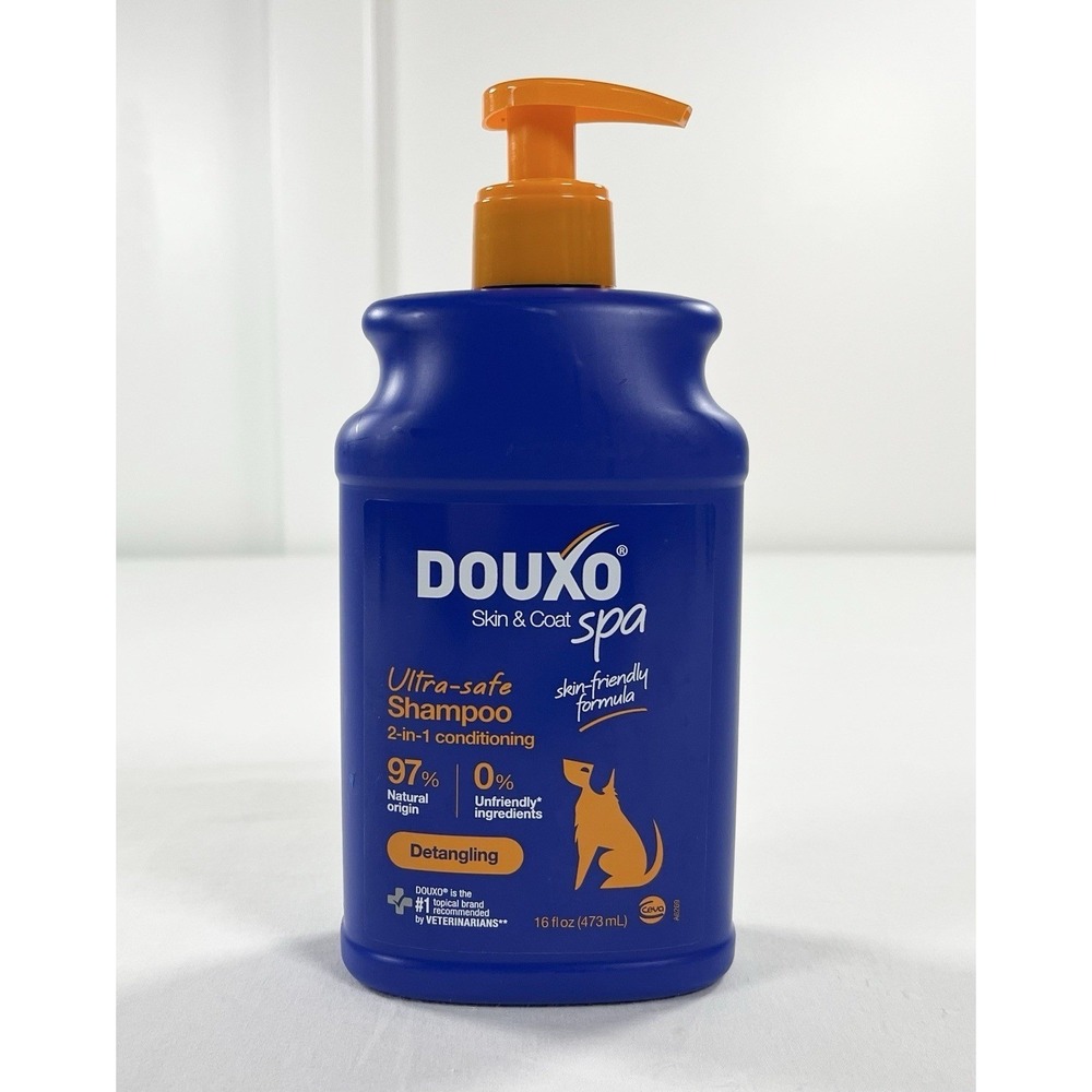 DOUXO Skin & Coat SPA Detangling 2 In 1 Hypoallergenic Conditioning Shampoo 16oz